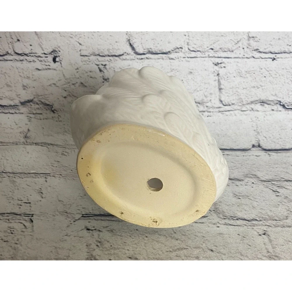 Vintage‎ Ceramic White Swan Succulent Planter Trinket Bowl 6
